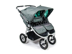 Bumbleride Snack Pack 2018 - Dawn Grey on Indie Twin Double Stroller - Global