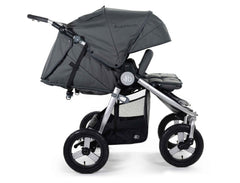 2020 Bumbleride Indie Twin Double Stroller in Dawn Grey - Profile View - United Kingdom