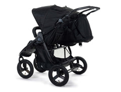 Bumbleride Indie Twin Double Stroller in Matte Black - Back View - United Kingdom